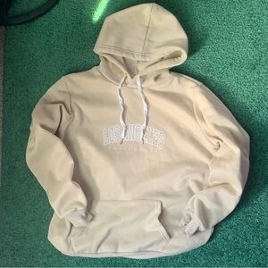 Los Angeles California Tan Hoodie
